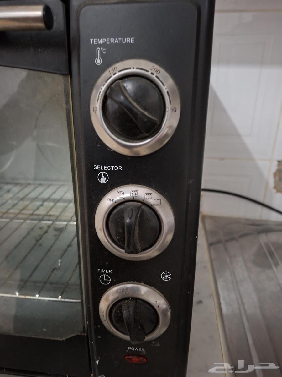 Electric oven, clean once for only 50 riyals, with heat distribution fan64463475818241111
