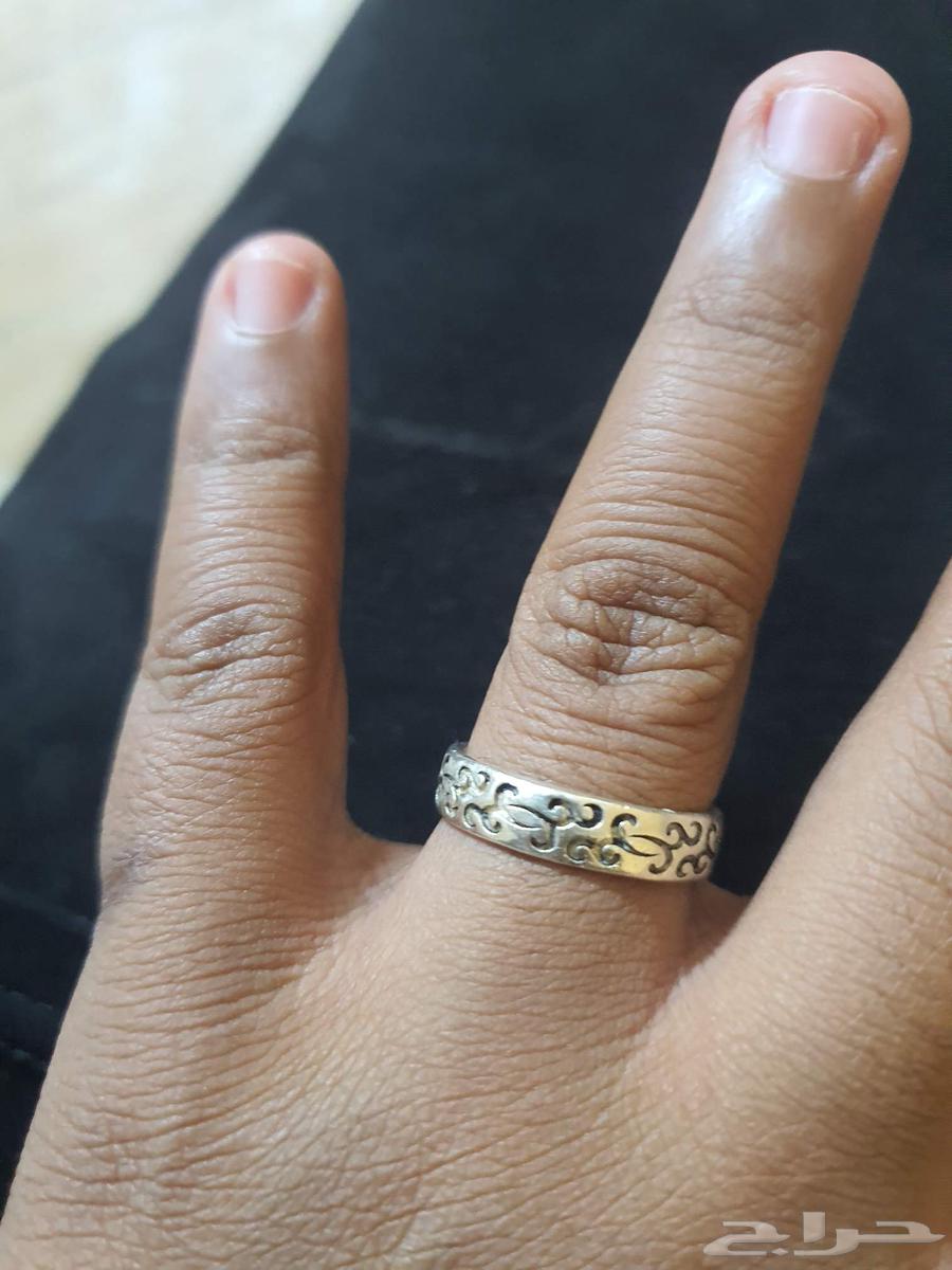 دبله فضه مقاس 9 مستعمل على السوم64461705221377110