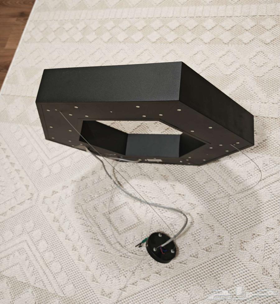 Modern Black Hexagonal LED Chandelier64458644827521111