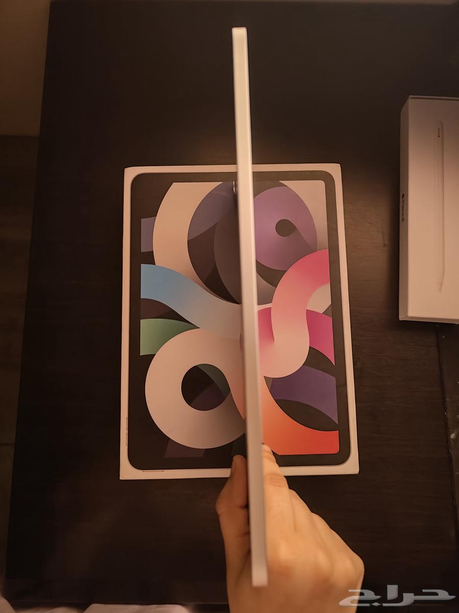 للبيع ايباد آير 4 باللون الرمادي ( 64 قيقا ) - مع قلم ابل64460229312513111