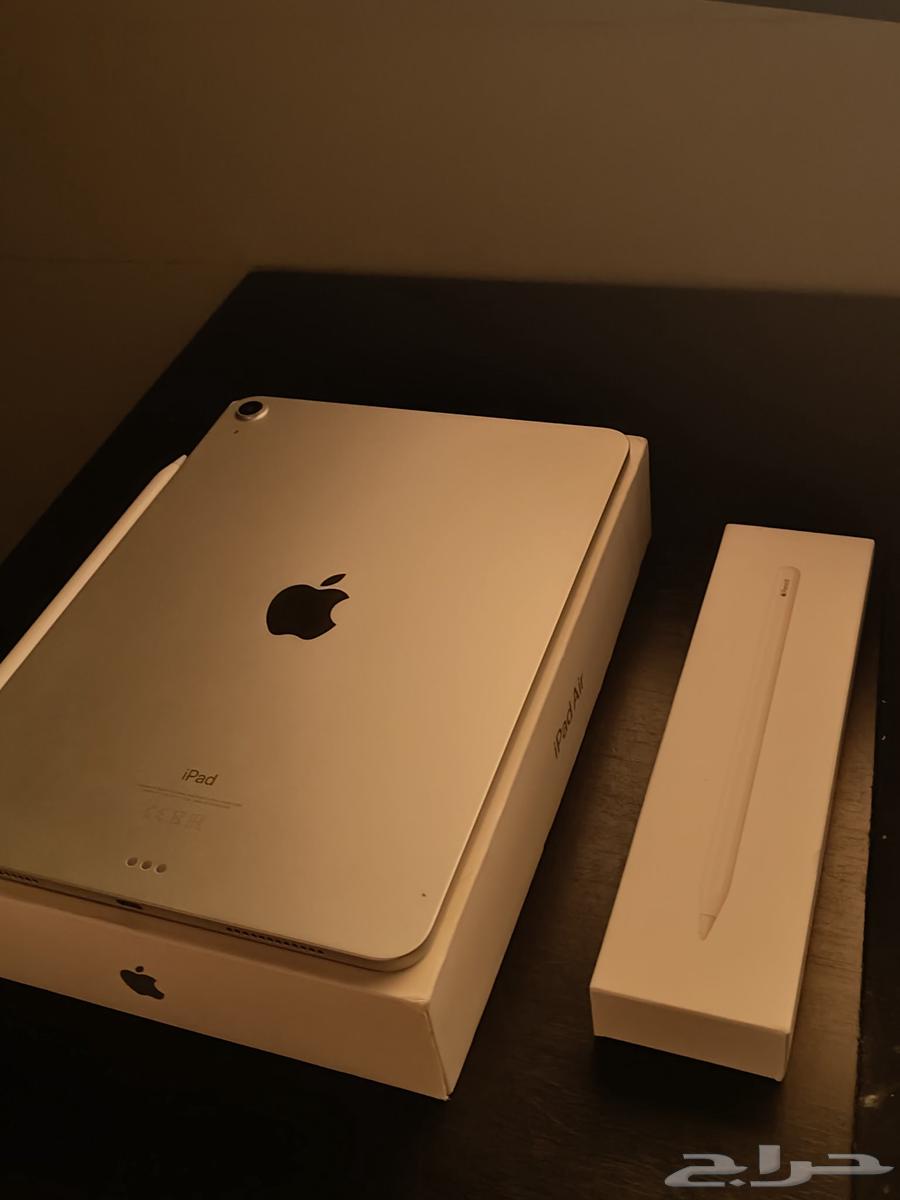 للبيع ايباد آير 4 باللون الرمادي ( 64 قيقا ) - مع قلم ابل64460229312513110