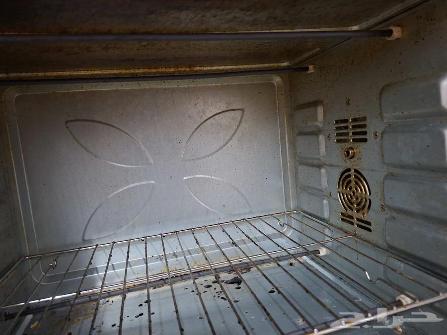 Electric oven, clean once for only 50 riyals, with heat distribution fan64463475818241110
