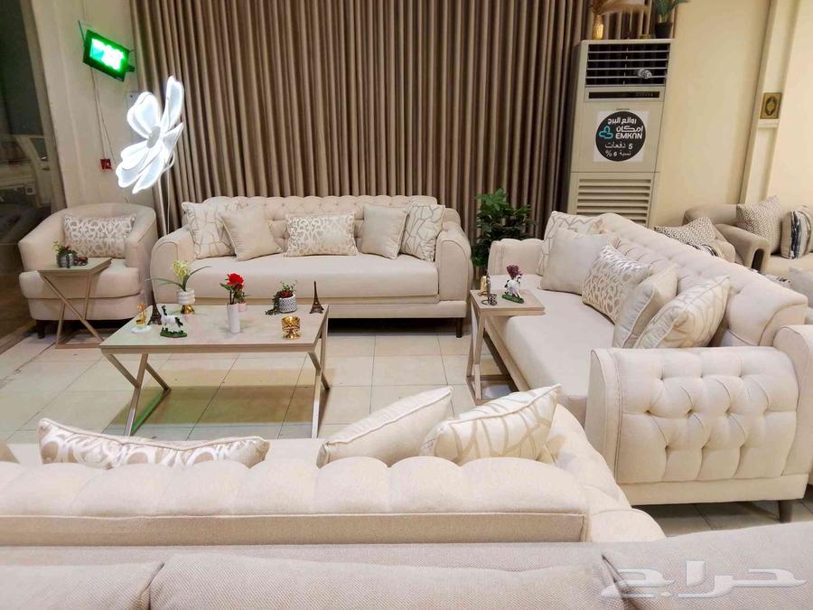 طقم كنب 11نفر طمن السفنج والخشب 5سن64458348824961112