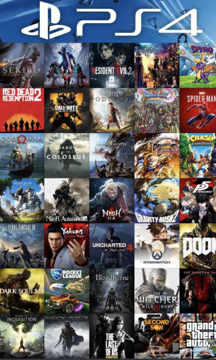 هارسك العاب سوني 4 معدل (500 قيقيا)64457794064385110