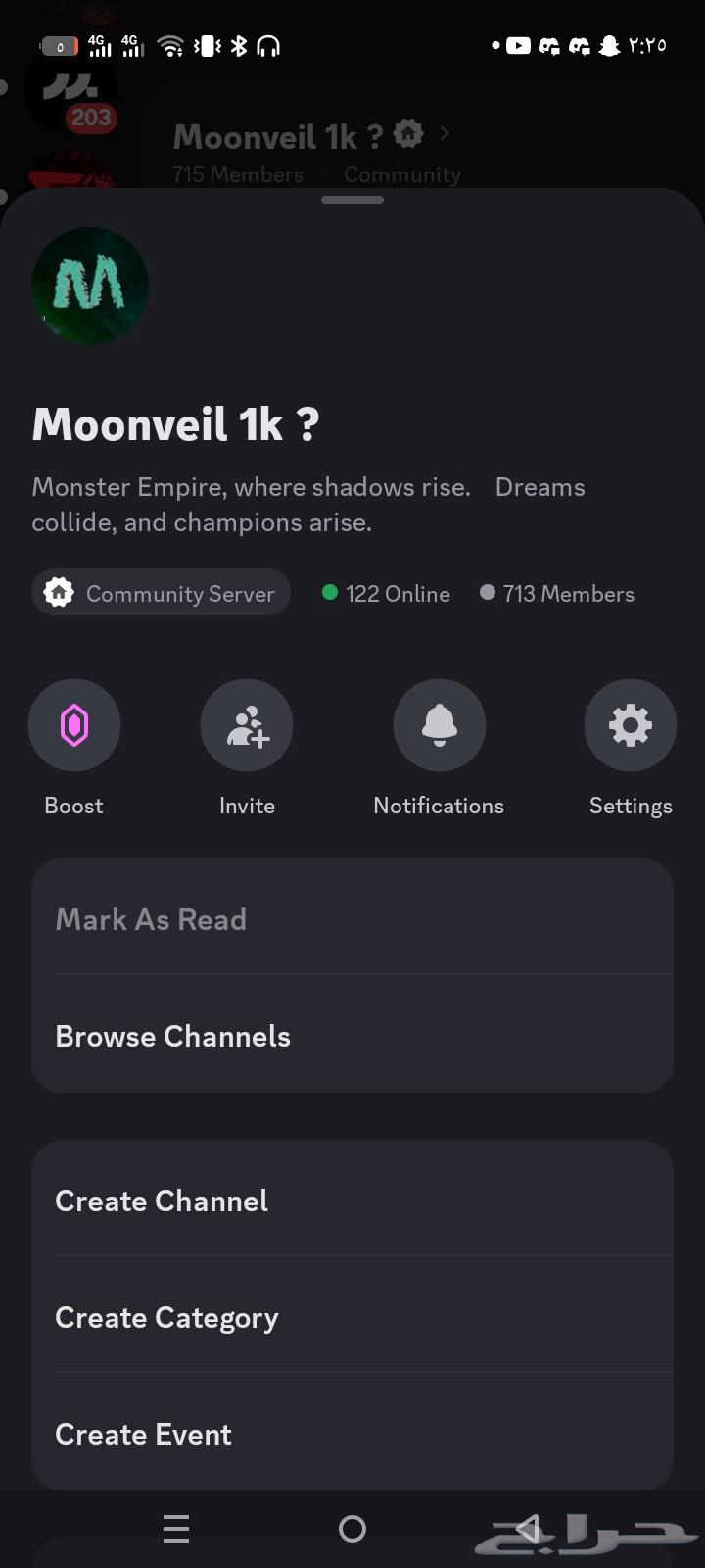 Selling Discord server with good interaction, 700 members, earnings of 30M credits64460311057411110