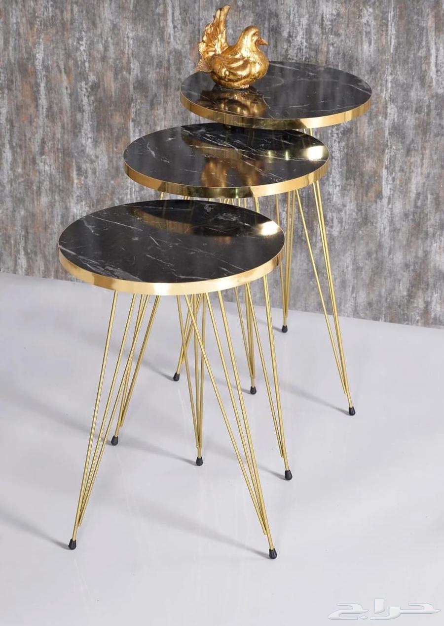 Turkish imported nested three-piece table sets64460789520130113