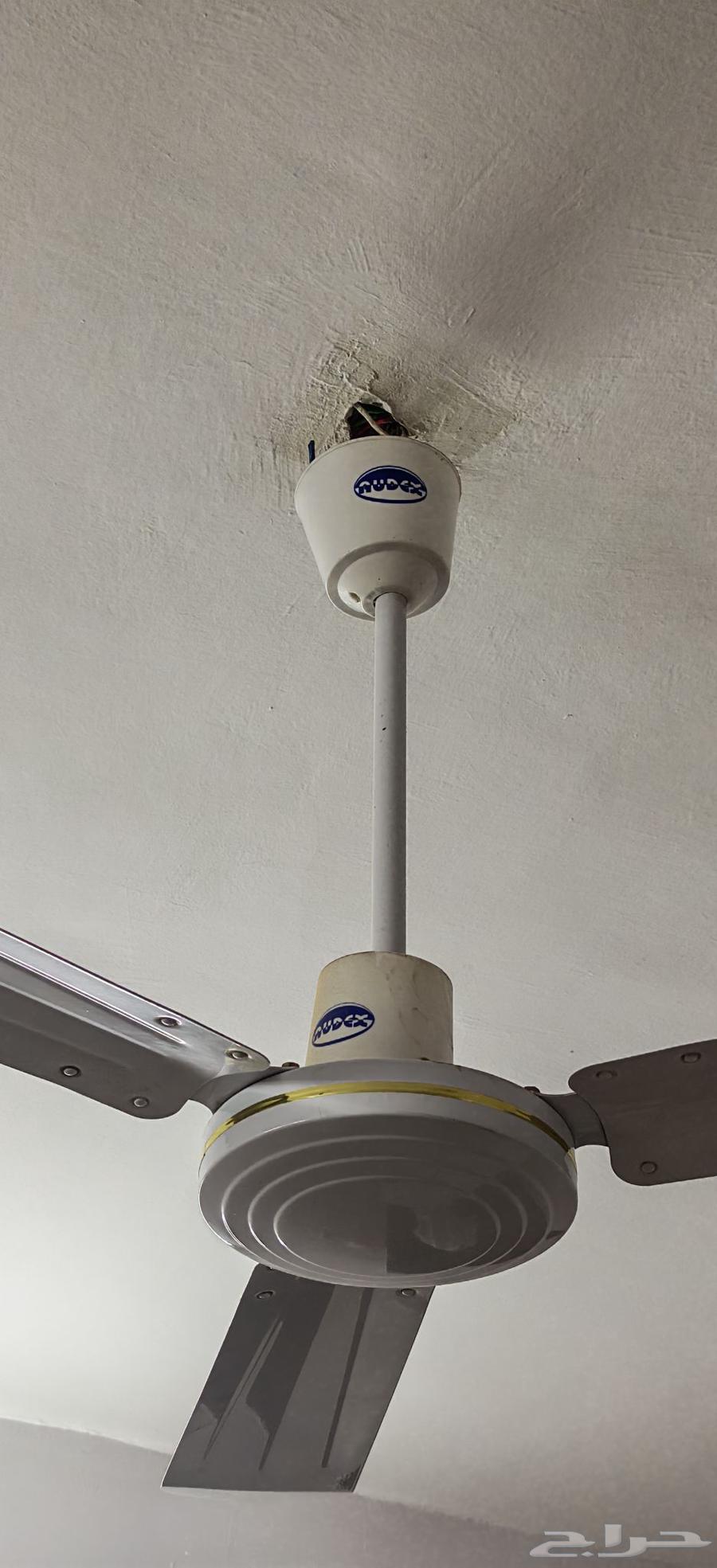 للبيع 5 مراوح سقف من نوع (NUDEX) بحالة ممتازة64458585212931111