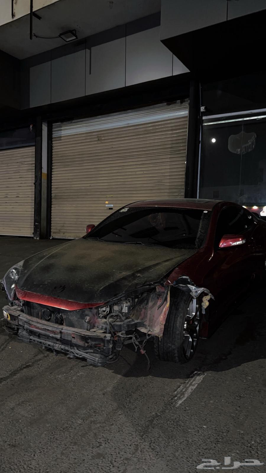 Hyundai Coupe crashed index