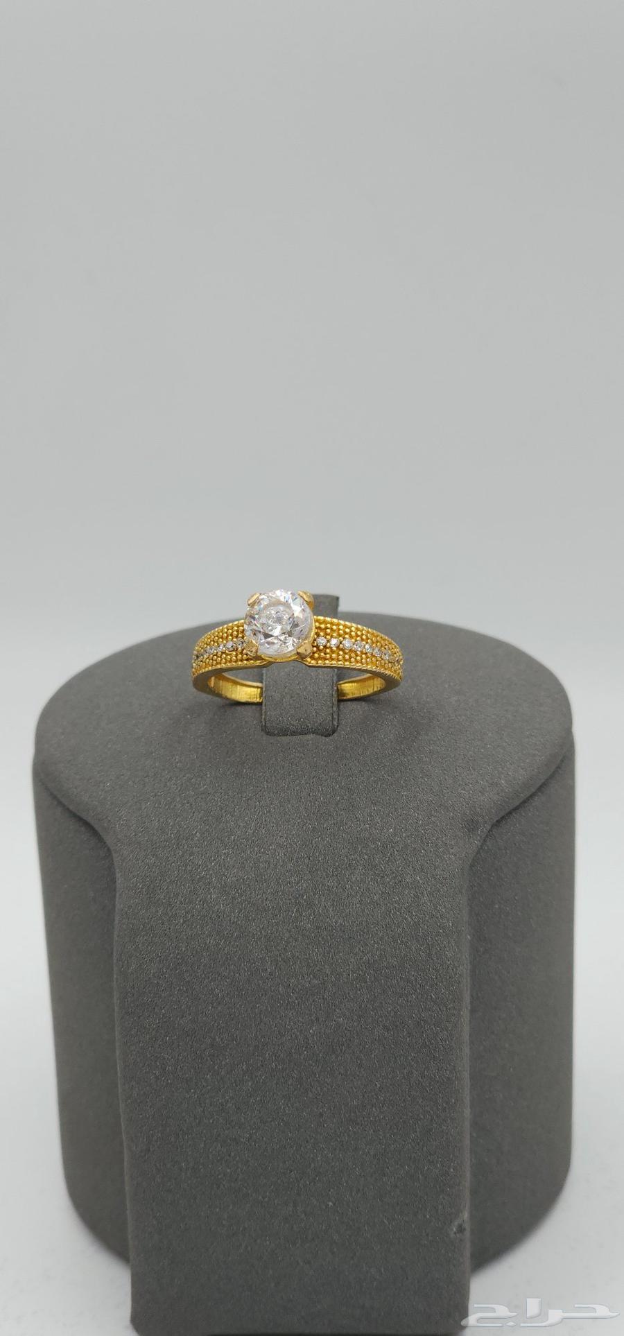 خاتم ذهب عيار 21 نظيف جدا بالعلبه والكيسه index